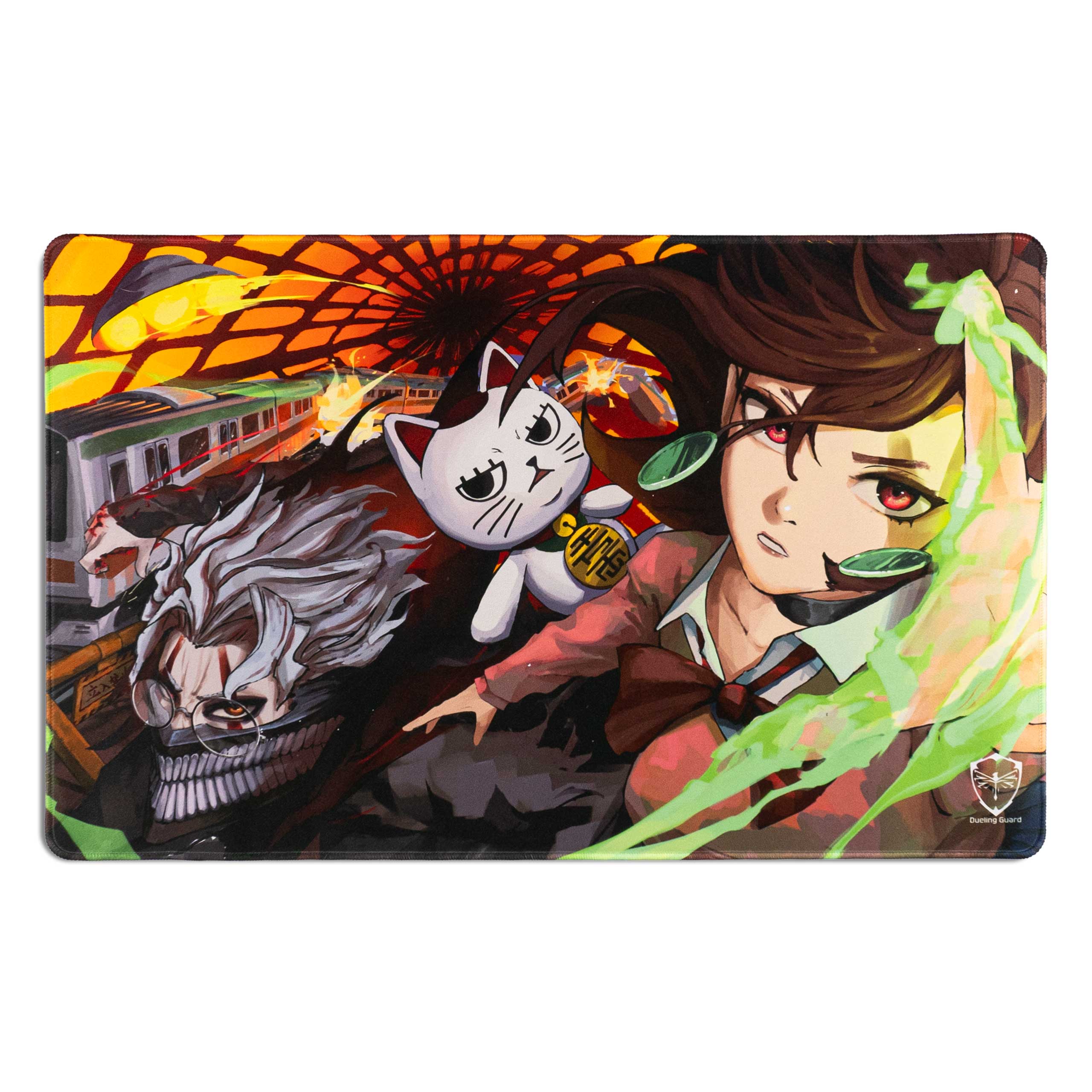 Occult 1-spiller playmat med syet kant