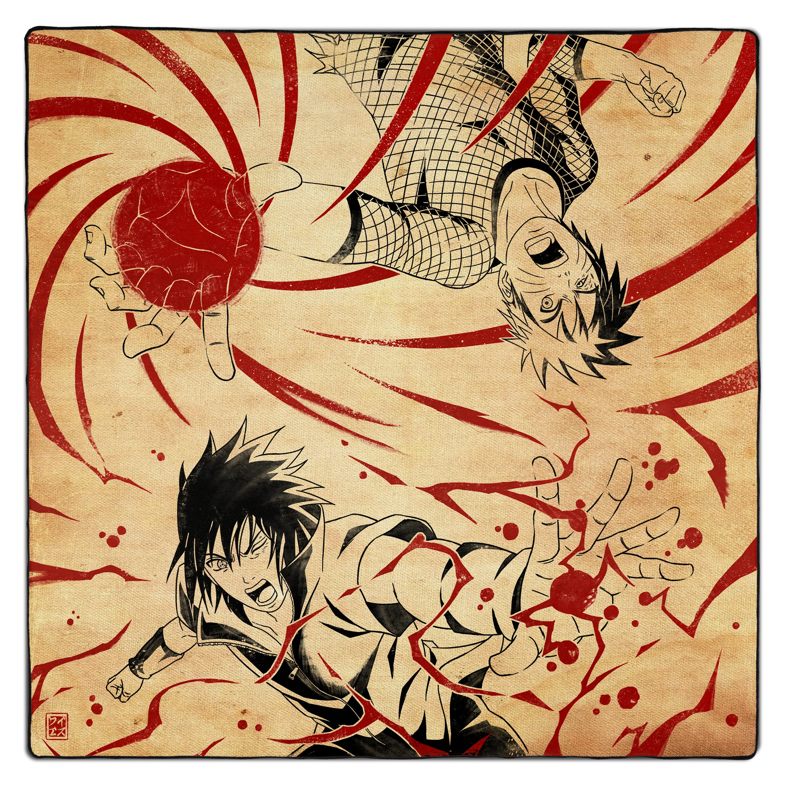 Ninja Way 2-Player Stitched Edge Playmat - Artist Scroll