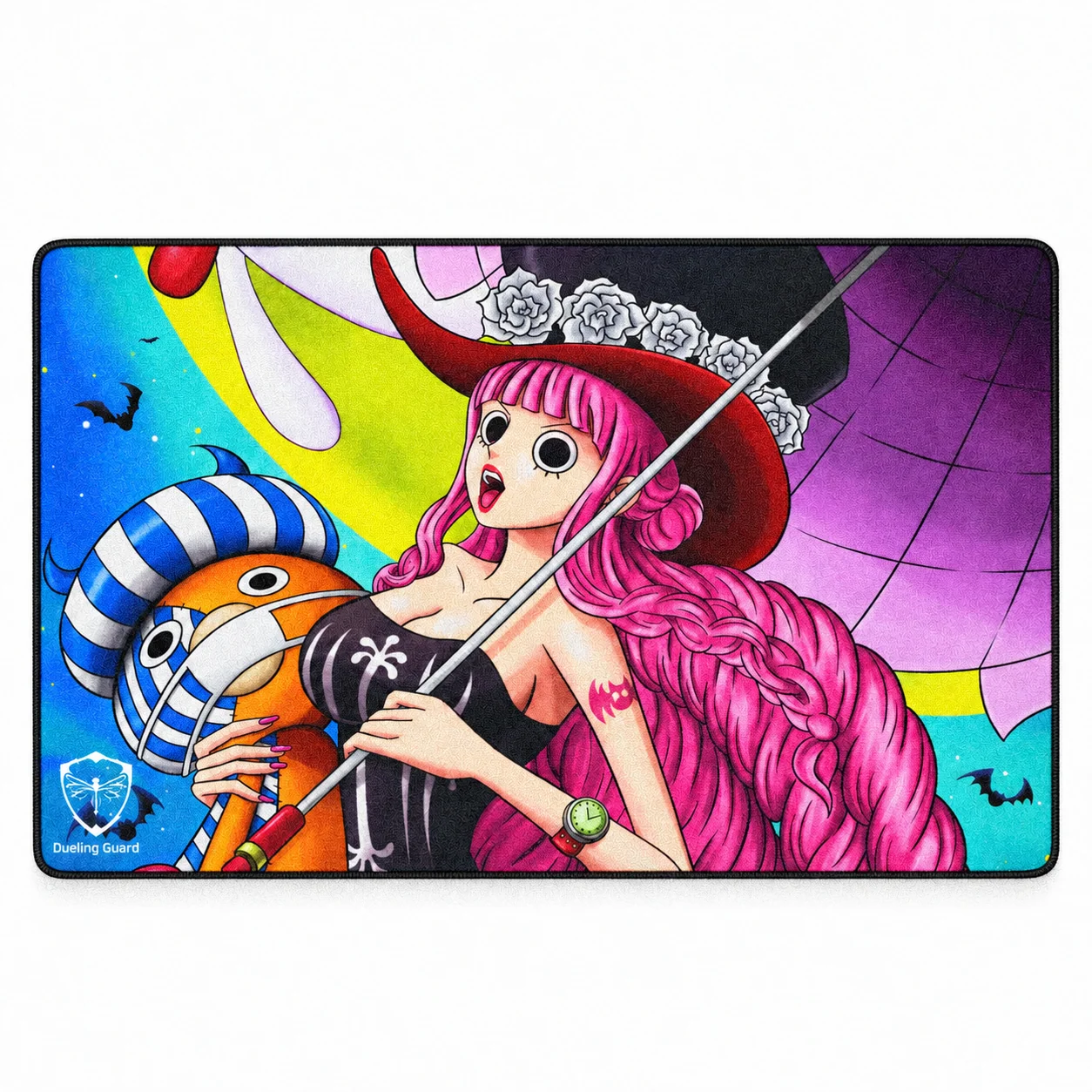 Playmat Ghost Princess de 1 jugador con borde cosido