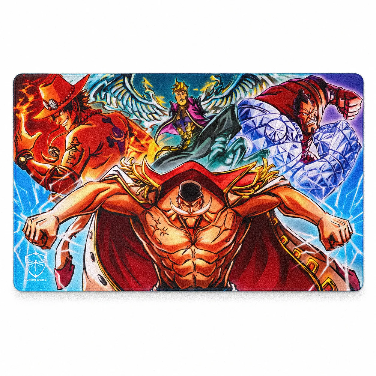 White Beard Pirates 1-speler playmat met gestikte rand